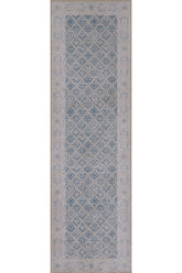 Dorset DOR-3 Blue Printed Area Rug – Vintage-Inspired Traditional Design